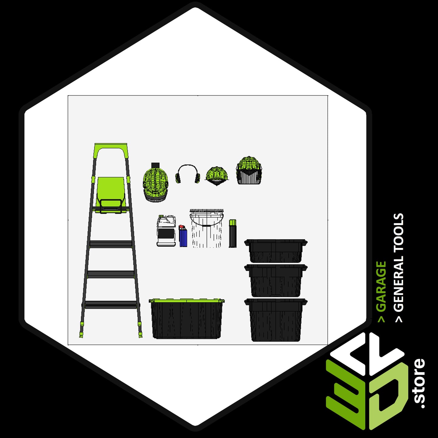 General Tools - 3D Models for Cabinet Vision