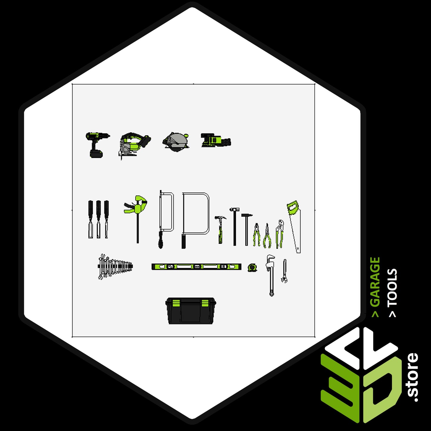 Tools - 3D Models for Cabinet Vision