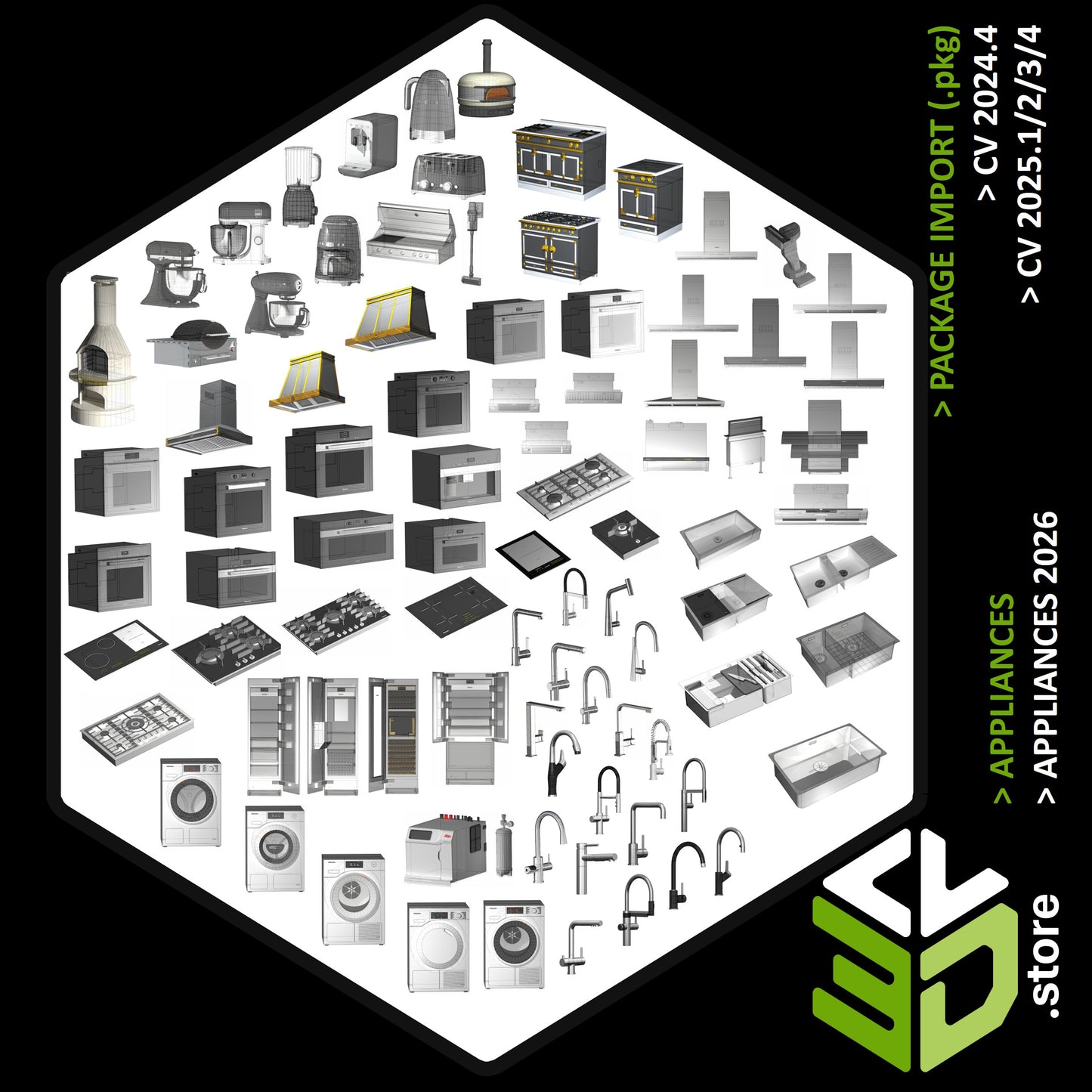 CV3D.store APPLIANCES 2026
