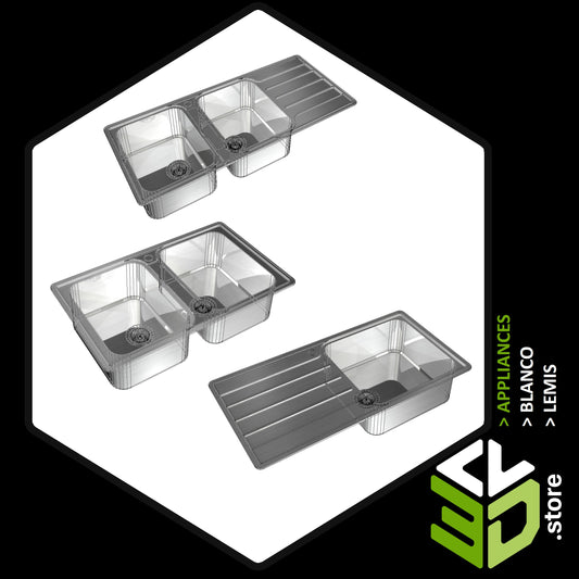 Blanco - Lemis 3D Models for Cabinet Vision