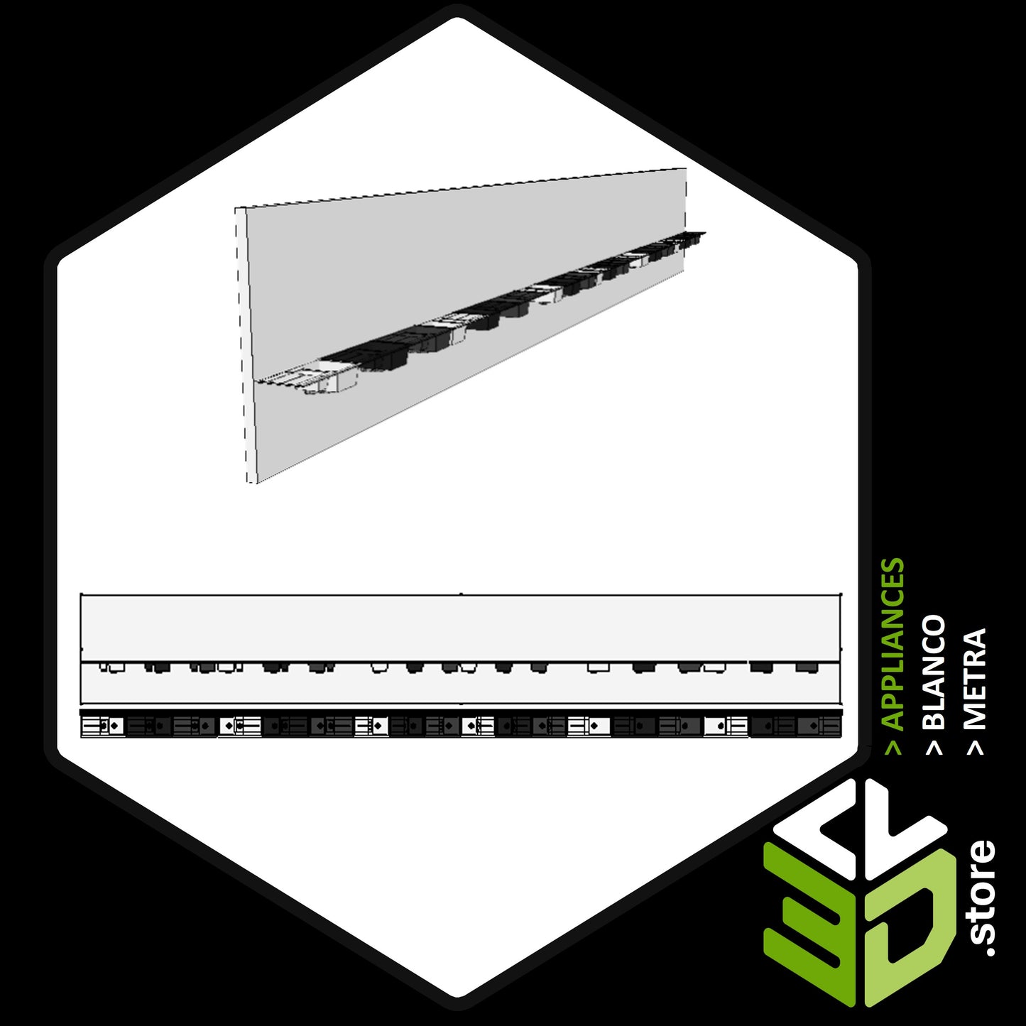 Blanco - Metra 3D Models for Cabinet Vision