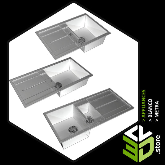 Blanco - Metra 3D Models for Cabinet Vision