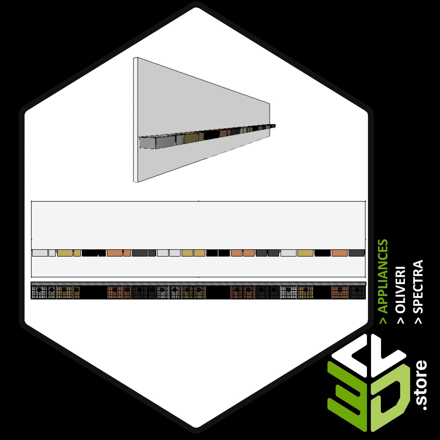 Oliveri - Spectra 3D Models for Cabinet Vision