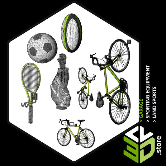 Sporting Equipment > Land Sports - 3D Models for Cabinet Vision