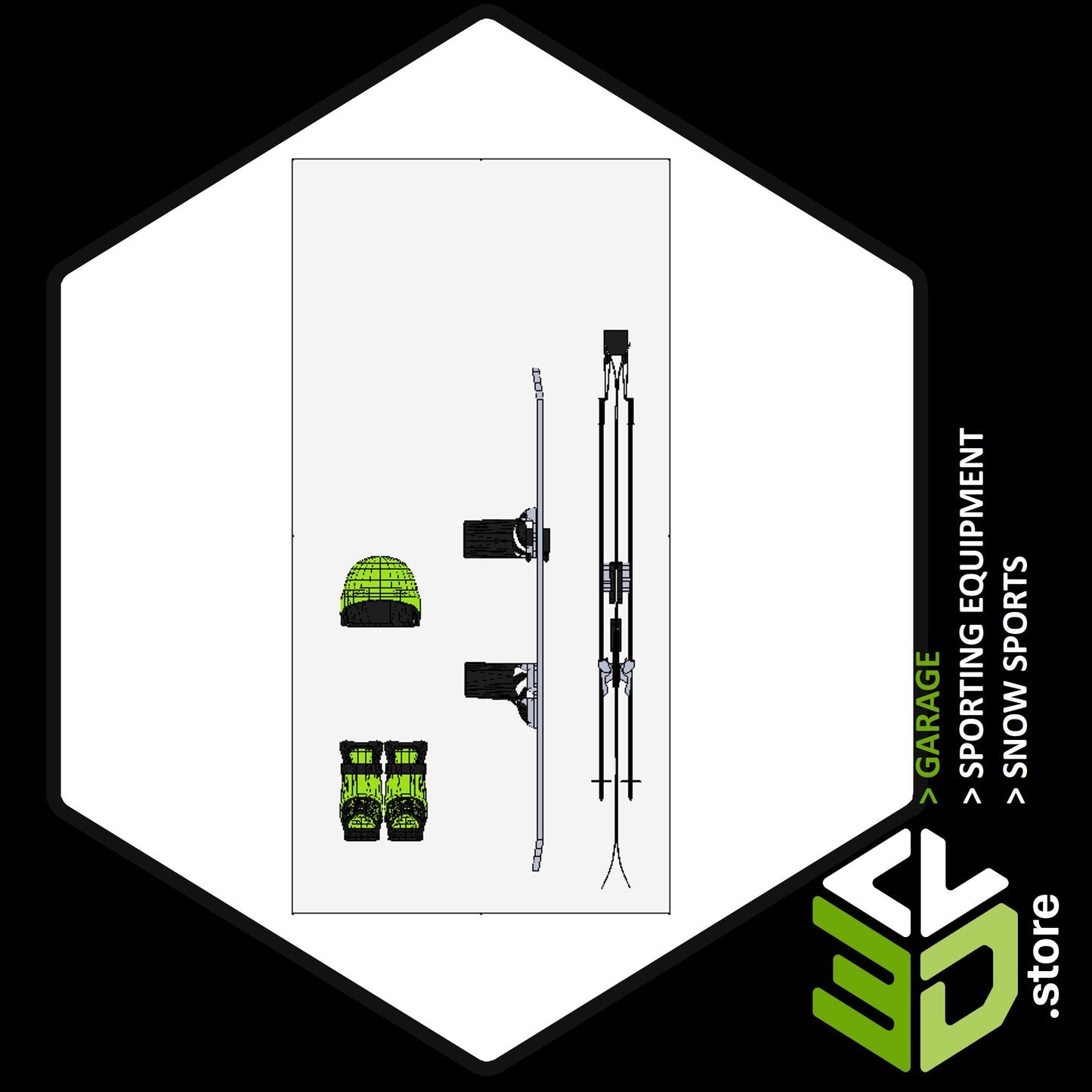 Sporting Equipment > Snow Sports - 3D Models for Cabinet Vision