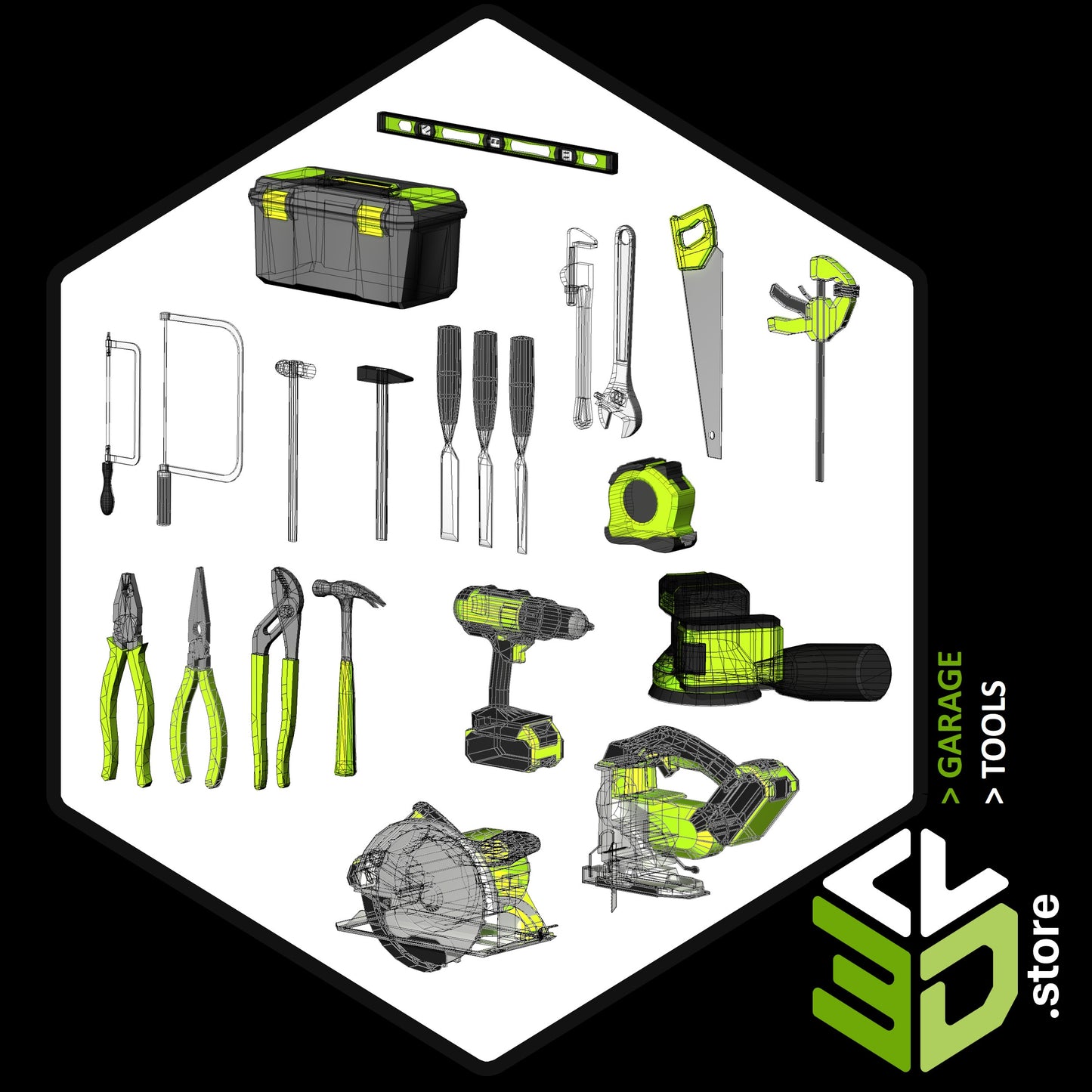 Tools - 3D Models for Cabinet Vision