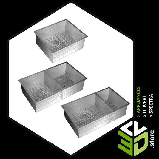 Oliveri - Spectra 3D Models for Cabinet Vision