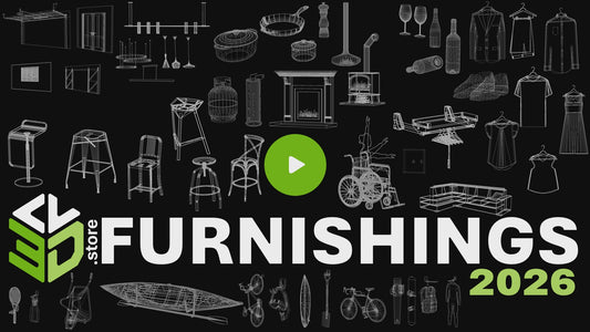 CV3D.store FURNISHINGS 2026